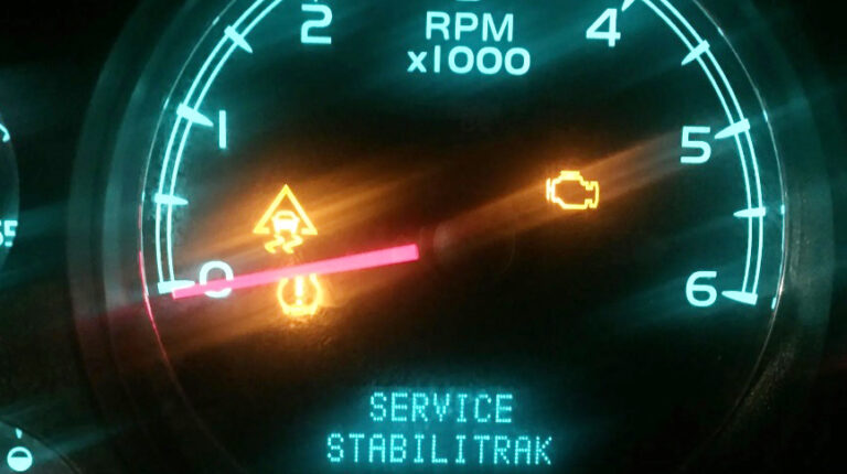 Chevy Traverse Traction Control Problems